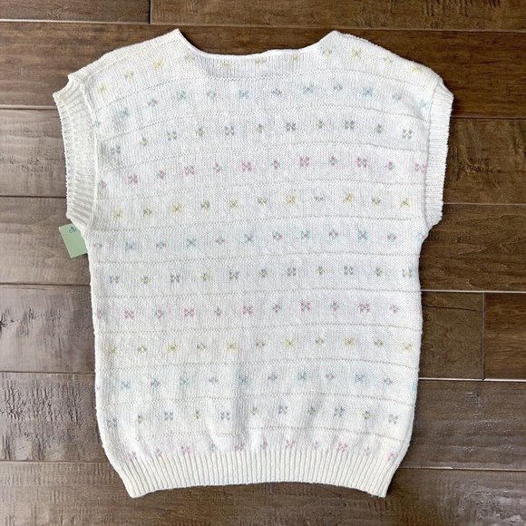 Vintage 1980s Jane Adams Sleeveless Sweater Vest Size M* 38 W/Original Tags - Picture 10 of 11